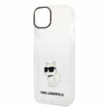 Karl Lagerfeld KLHCP14MHNCHTCT Transparent IML NFT Choupette Kryt iPhone 14 Plus