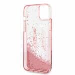 Karl Lagerfeld KLHCP14MLBKLCP Pink Liquid Glitter Big KL Kryt iPhone 14 Plus