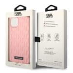 Karl Lagerfeld KLHCP14MRUPKLPP Pink 3D Monogram Kryt iPhone 14 Plus