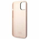 Karl Lagerfeld KLHCP14MSLCTPI Light Pink Silicone Choupette Body Kryt iPhone 14 Plus