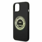 Karl Lagerfeld KLHCP14MSRSGRCK Black Silicone RSG Kryt iPhone 14 Plus