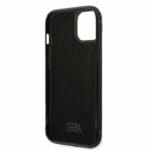 Karl Lagerfeld KLHCP14SCSSK Black Signature Logo Cardslot Kryt iPhone 14