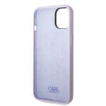 Karl Lagerfeld KLHCP14SSNIKBCU Purple Silicone Ikonik Kryt iPhone 14
