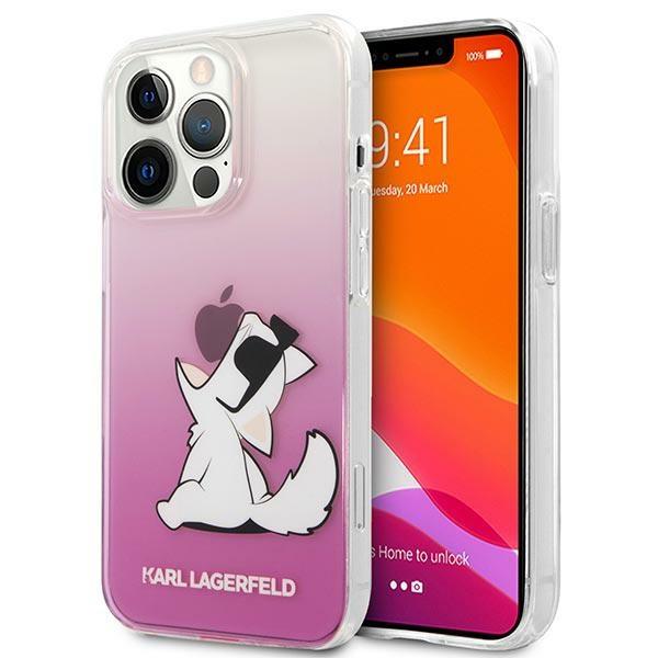 Karl Lagerfeld KLHCP14XCFNRCPI Pink Choupette Fun Kryt iPhone 14 Pro Max