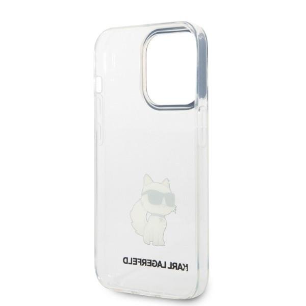 Karl Lagerfeld KLHCP14XHNCHTCT Transparent IML NFT Choupette Kryt iPhone 14 Pro Max