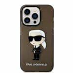 Karl Lagerfeld KLHCP14XHNIKTCK Black Ikonik Karl Lagerfeld Kryt iPhone 14 Pro Max