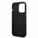 Karl Lagerfeld KLHCP14XSNCHBCK Black Silicone Choupette Kryt iPhone 14 Pro Max