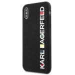 Karl Lagerfeld KLHCPXBHWHBK Black Glossy Bauhaus Kryt iPhone XS/X