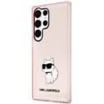 Karl Lagerfeld KLHCS23LHNCHTCP Pink Ikonik Choupette Kryt Samsung S23 Ultra