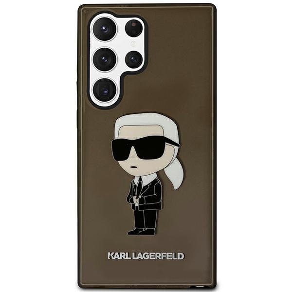 Karl Lagerfeld KLHCS23LHNIKTCK Black Ikonik Karl Lagerfeld Kryt Samsung S23 Ultra