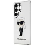 Karl Lagerfeld KLHCS23LHNIKTCT Transparent Ikonik Karl Lagerfeld Kryt Samsung S23 Ultra