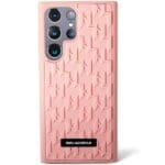 Karl Lagerfeld KLHCS23LRUPKLPP Pink 3D Monogram Kryt Samsung S23 Ultra