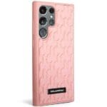 Karl Lagerfeld KLHCS23LRUPKLPP Pink 3D Monogram Kryt Samsung S23 Ultra