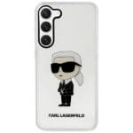 Karl Lagerfeld KLHCS23MHNIKTCT Transparent Ikonik Karl Lagerfeld Kryt Samsung S23 Plus