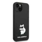 Karl Lagerfeld KLHMP14SSNCHBCK Black Silicone Choupette MagSafe Kryt iPhone 14