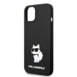 Karl Lagerfeld KLHMP14SSNCHBCK Black Silicone Choupette MagSafe Kryt iPhone 14