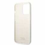 Karl Lagerfeld Liquid Silicone Ikonik NFT White Kryt iPhone 13 Pro