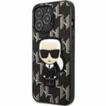 Karl Lagerfeld Monogram Ikonik Black Kryt iPhone 13 Pro