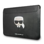 Karl Lagerfeld Notebook Sleeve KLCS16KHBK 16" Black Ikonik Karl`s Head
