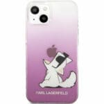 Karl Lagerfeld PC/TPU Choupette Eat Pink Kryt iPhone 13 Mini