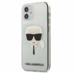 Karl Lagerfeld Transparent Karl'S Head Kryt iPhone 12 Mini