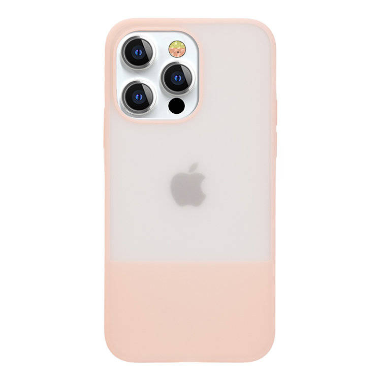 Kingxbar Plain Silicone Pink Kryt iPhone 13 Pro Max