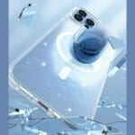 Kingxbar PQY Elegant Magnetic Housing White MagSafe Kryt iPhone 13 Pro Max