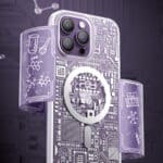 Kingxbar PQY Geek Magnetic MagSafe Silver Kryt iPhone 14 Pro