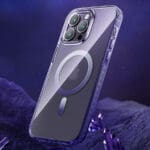 Kingxbar PQY Ice Crystal Magnetic MagSafe Gray Kryt iPhone 14
