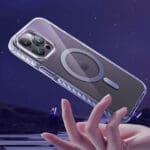 Kingxbar PQY Ice Crystal Magnetic MagSafe Gray Kryt iPhone 14 Pro
