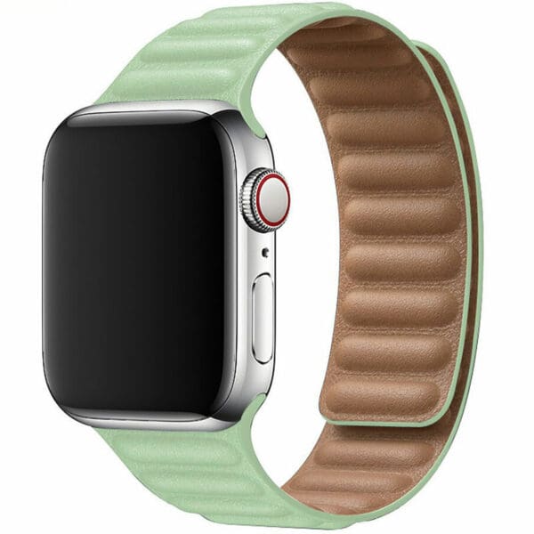 Koženkový Link Náramok Apple Watch 45/44/42/Ultra Green