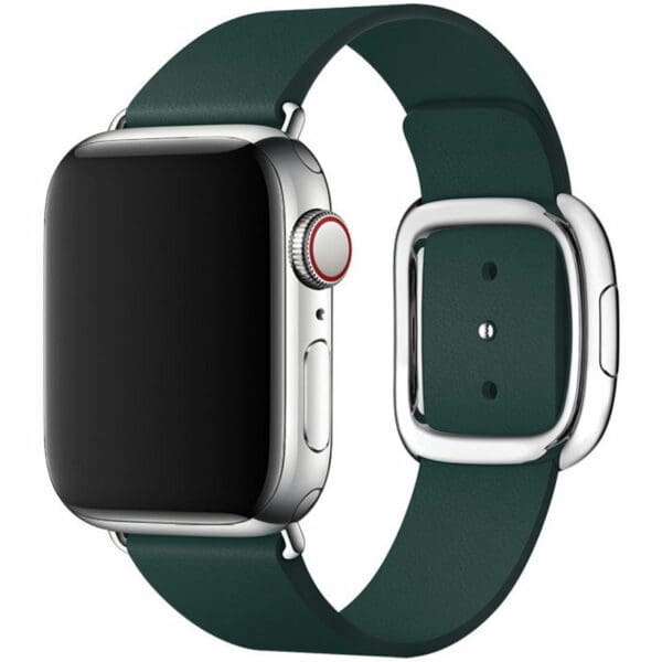 Koženkový Magnetic Closure Náramok Apple Watch 41/40/38mm Green