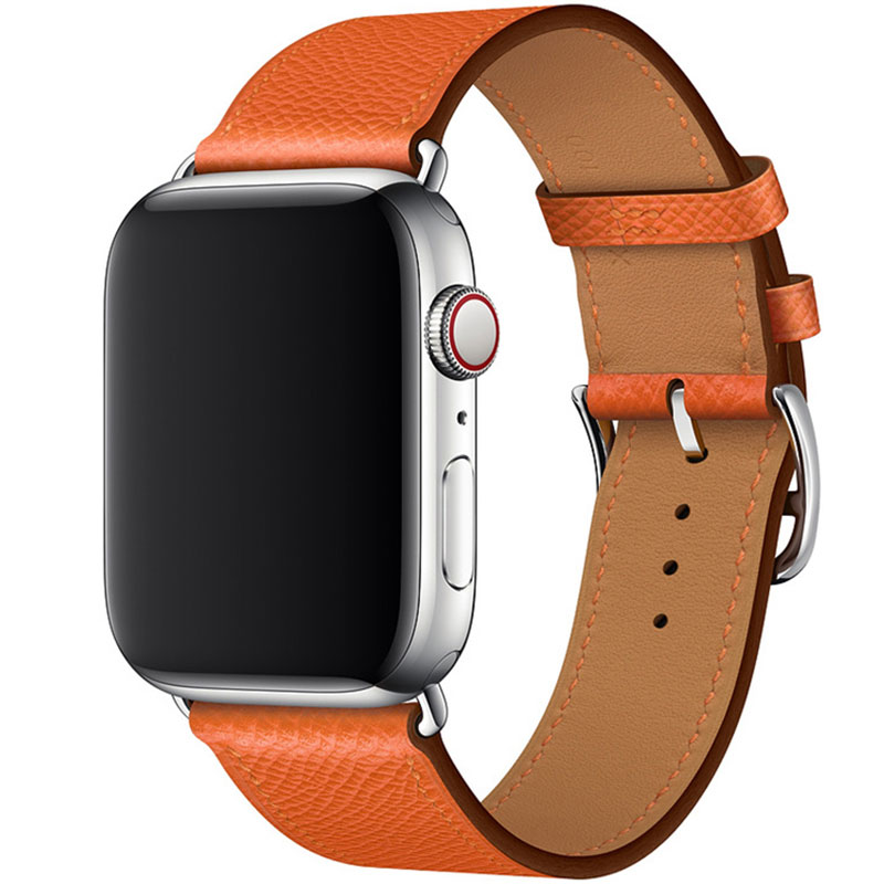 Koženkový Remienok Apple Watch 45/44/42/Ultra Feu Epsom