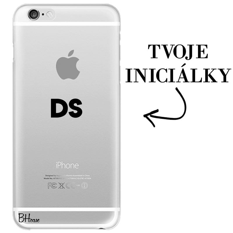 Kryt s iniciálkami pre iPhone 6/6S