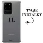 Kryt s iniciálkami pre Samsung S20 Ultra