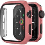Kryt s Ochranným Sklom pre Apple Watch Pink Gold