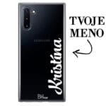 Kryt s vertikálnym menom pre Samsung Note 10