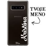 Kryt s vertikálnym menom pre Samsung S10