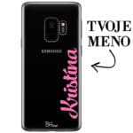 Kryt s vertikálnym menom pre Samsung S9