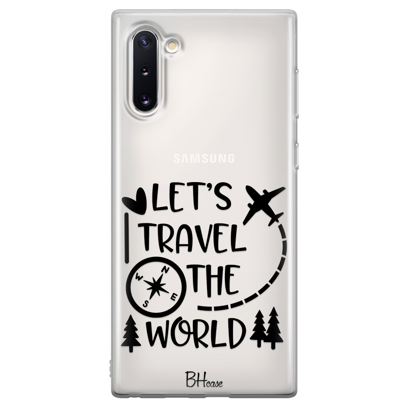 Let's Travel The World Kryt Samsung Note 10