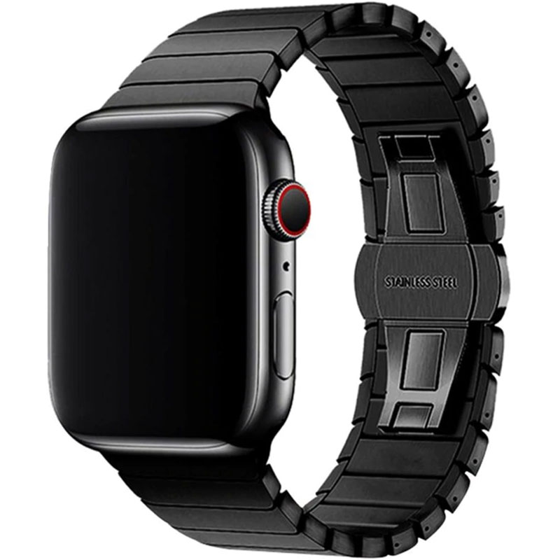 Link Náramok Apple Watch 45/44/42/Ultra Black