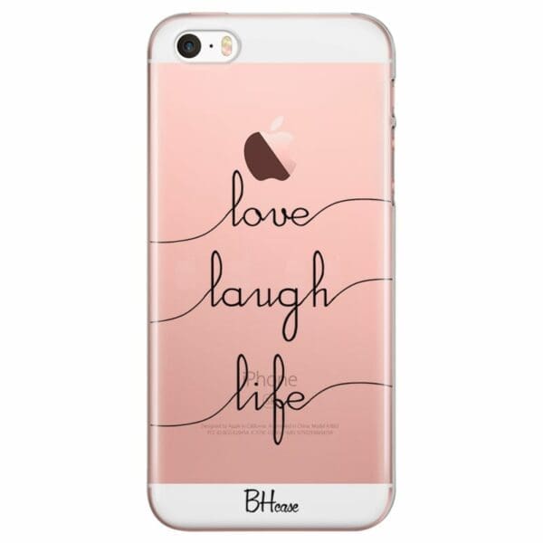 Love Laugh Life Kryt iPhone SE/5S