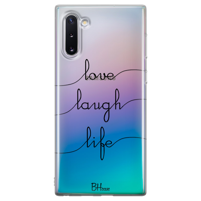 Love Laugh Life Kryt Samsung Note 10