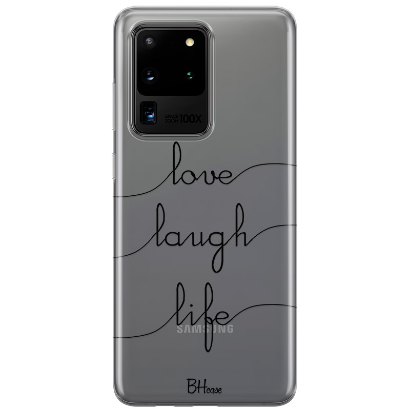 Love Laugh Life Kryt Samsung S20 Ultra