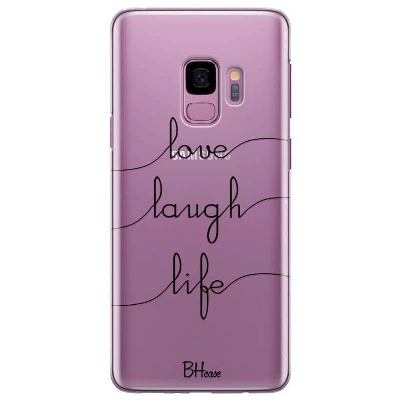 Love Laugh Life Kryt Samsung S9