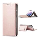 Magnet Card Pouch Card Wallet Card Stand Pink Kryt Samsung Galaxy S22