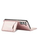 Magnet Card Pouch Card Wallet Card Stand Pink Kryt Samsung Galaxy S22