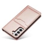 Magnet Card Pouch Card Wallet Card Stand Pink Kryt Samsung Galaxy S22