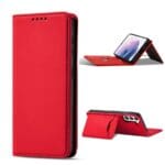 Magnet Card Pouch Wallet Card Holder Red Kryt Samsung Galaxy S22 Plus