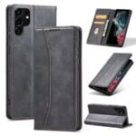 Magnet Fancy Card Wallet Card Stand Black Kryt Samsung Galaxy S22 Ultra